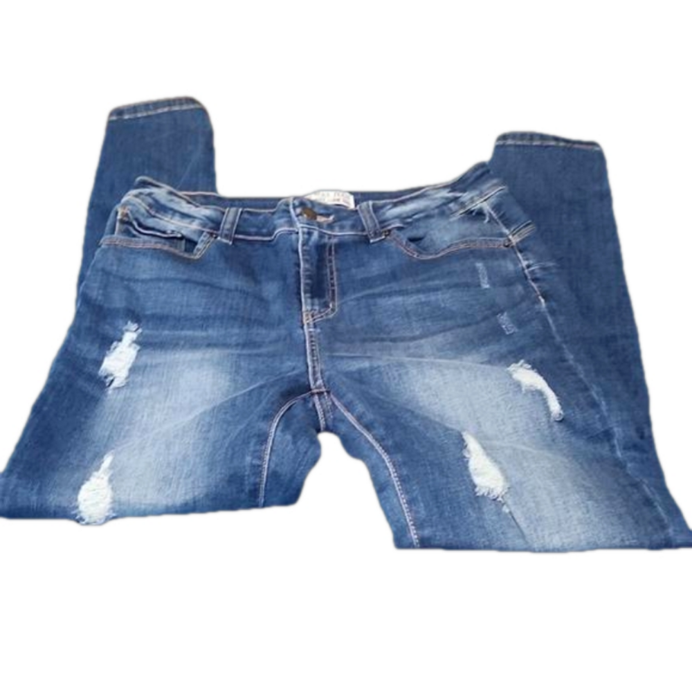 Wax Jeans Skinny Distressed Size 9 29